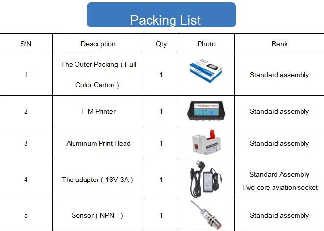 High Speed High Resolution Industrial Thermal Inkjet Printer