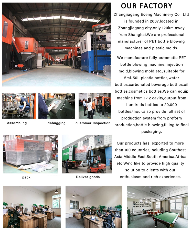 K5l4 Plastic Bottle Making Machine/Pet Blow Molding Machine Has a Fast Stretching Speed